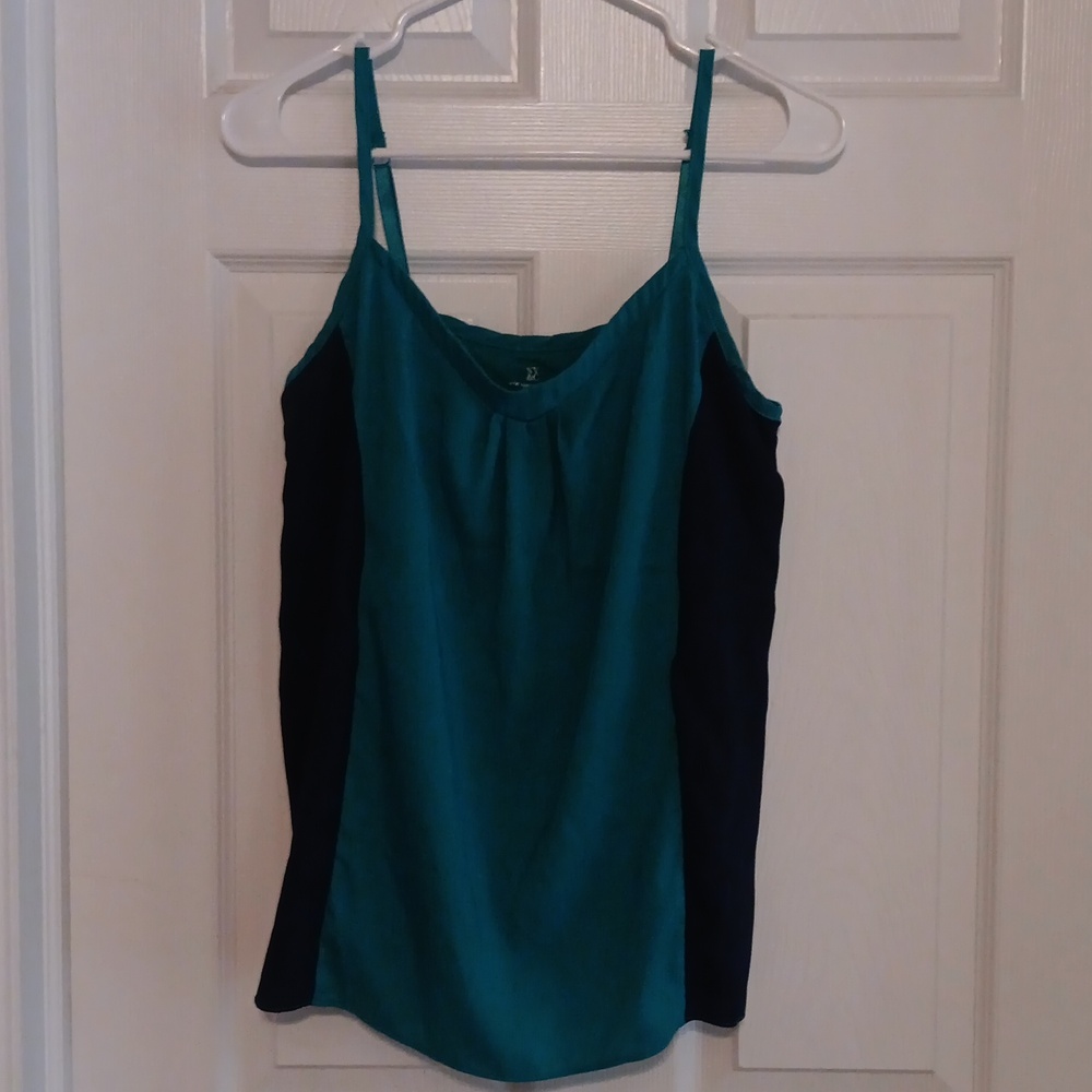 NY&C Teal and Navy Women's Tank Top